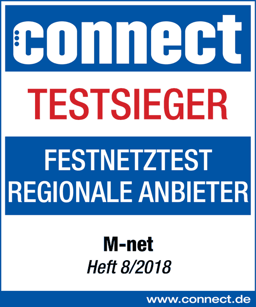M-net ist Testsieger bei der connect